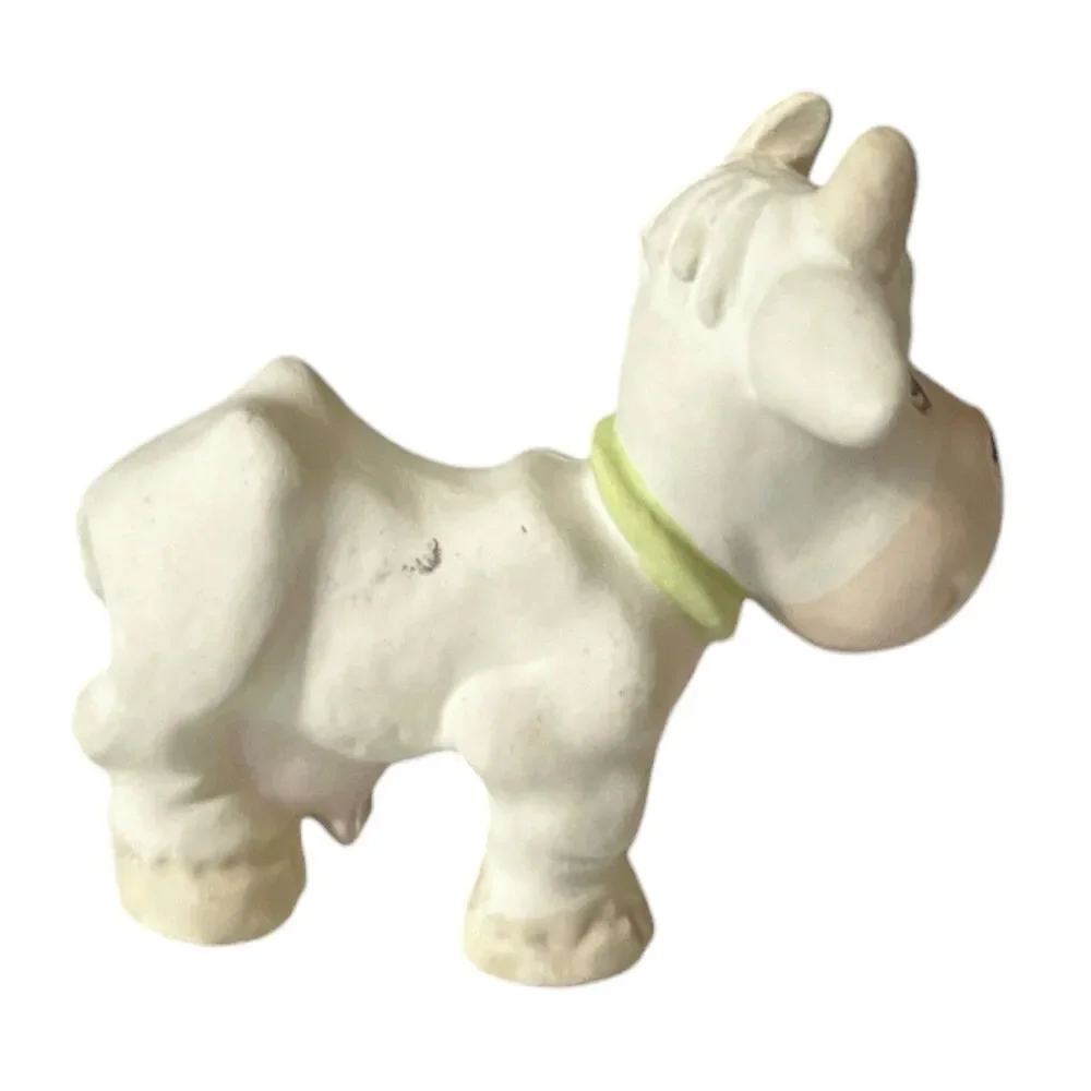 Vintage Enesco Precious Moments Nativity Pewter Camel Cow Donkey 1982 1.25x1.25